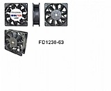 מאוורר 12 וולט מתח נמוך FD1238B12W5-63-4J מאוורר 12 וולט מתח נמוך FD1238B12W5-63-4J