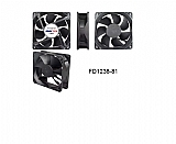 מאוורר 24 וולט - מתח נמוך FD1238B24W9-81-2K1 מאוורר 24 וולט - מתח נמוך FD1238B24W9-81-2K1