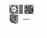 מאוורר 12 וולט מתח נמוך FD2510B12W3-71-2N מאוורר 12 וולט מתח נמוך FD2510B12W3-71-2N