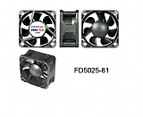 מאוורר 12 וולט מתח נמוך FD5025B12W9-81-2R מאוורר 12 וולט מתח נמוך FD5025B12W9-81-2R