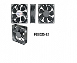 מאוורר 24 וולט מתח נמוך FD8025B24W9-82-3H מאוורר 24 וולט מתח נמוך FD8025B24W9-82-3H
